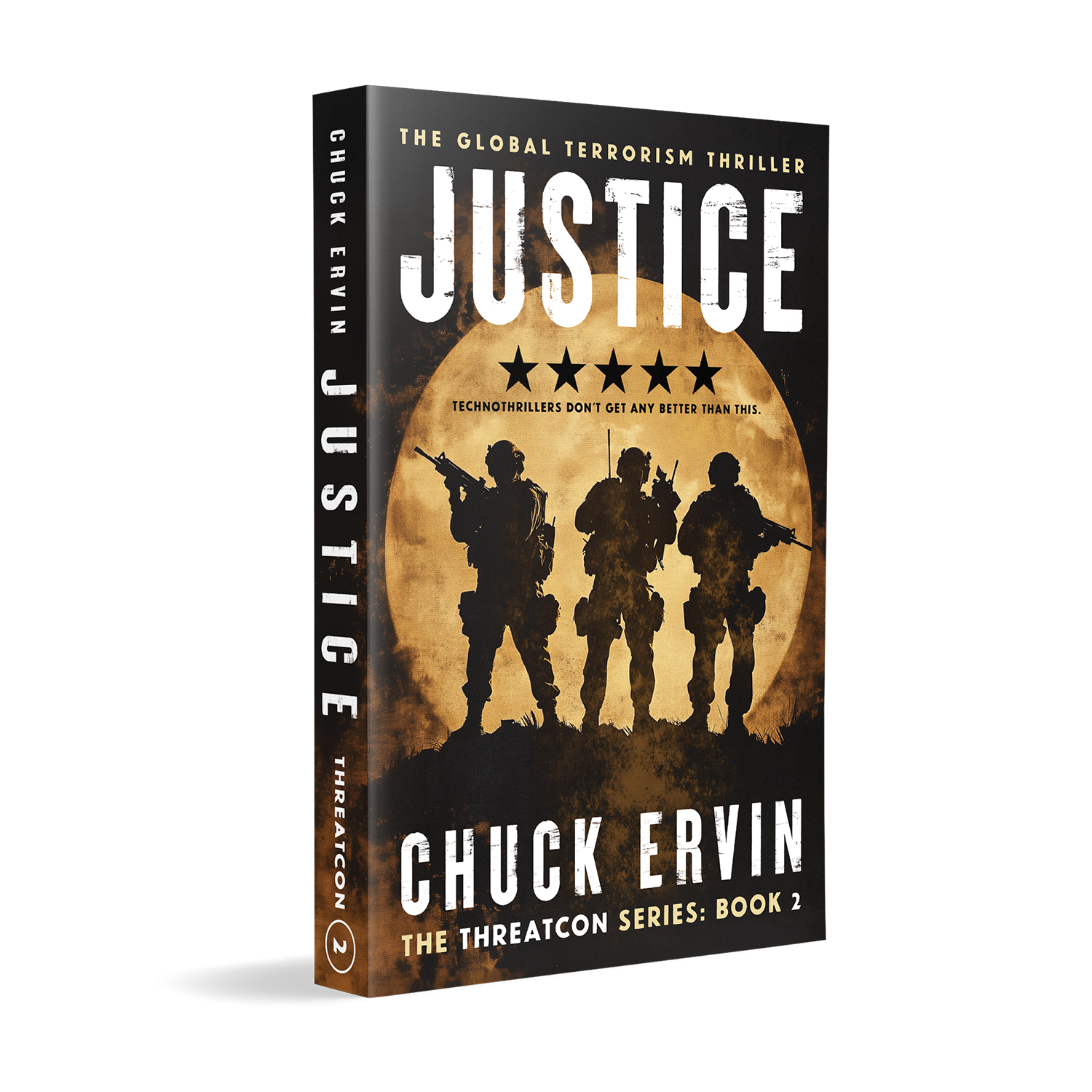 'Threatcon' is a cross-genre military thriller series. The author is Chuck Ervin. All the books are available in paperback, for Kindle® and as Audible audiobooks. Discover more at chuckervin.com