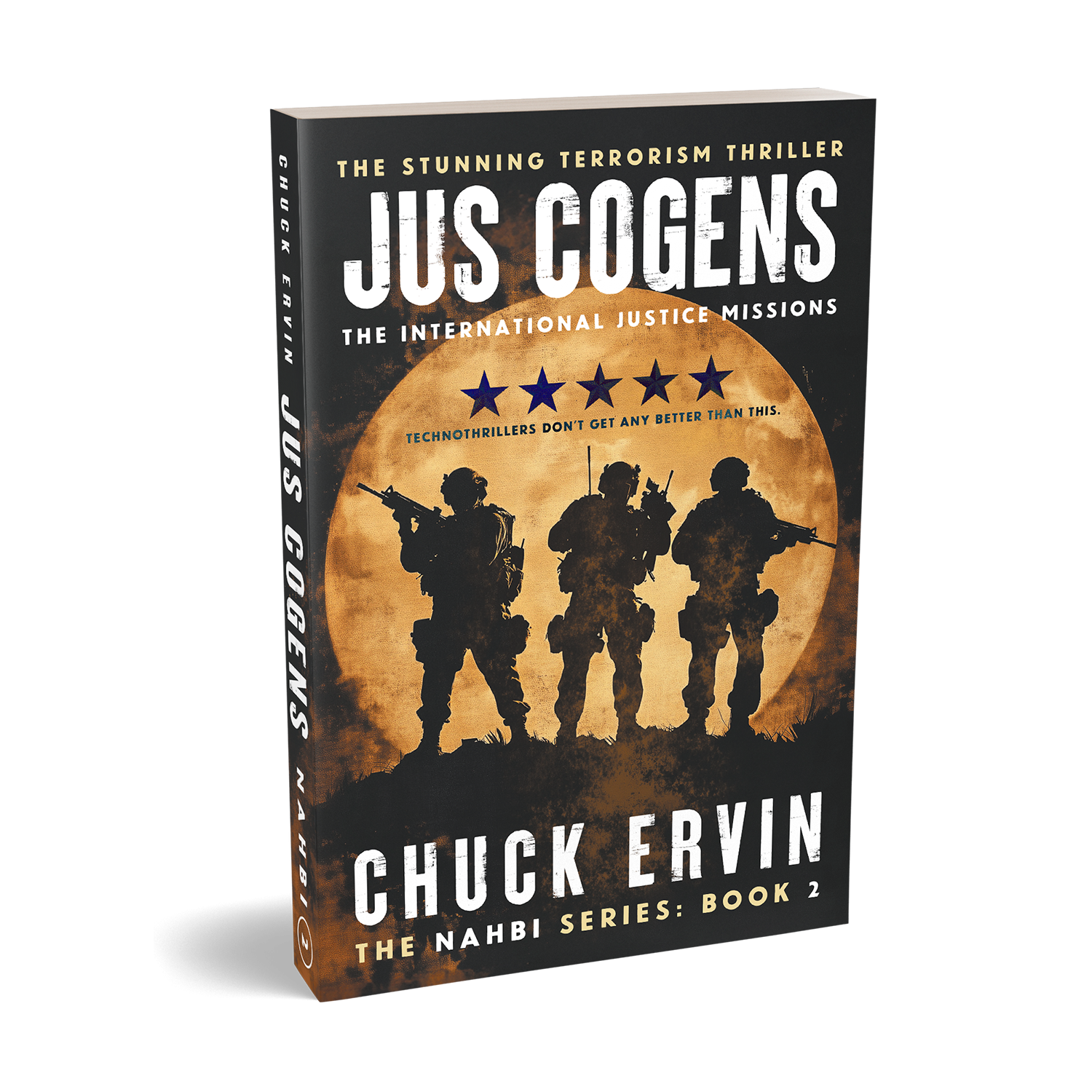 'NAHBI' is a cross-genre military thriller series. The author is Chuck Ervin. All the books are available in paperback, for Kindle® and as Audible audiobooks. Discover more at chuckervin.com