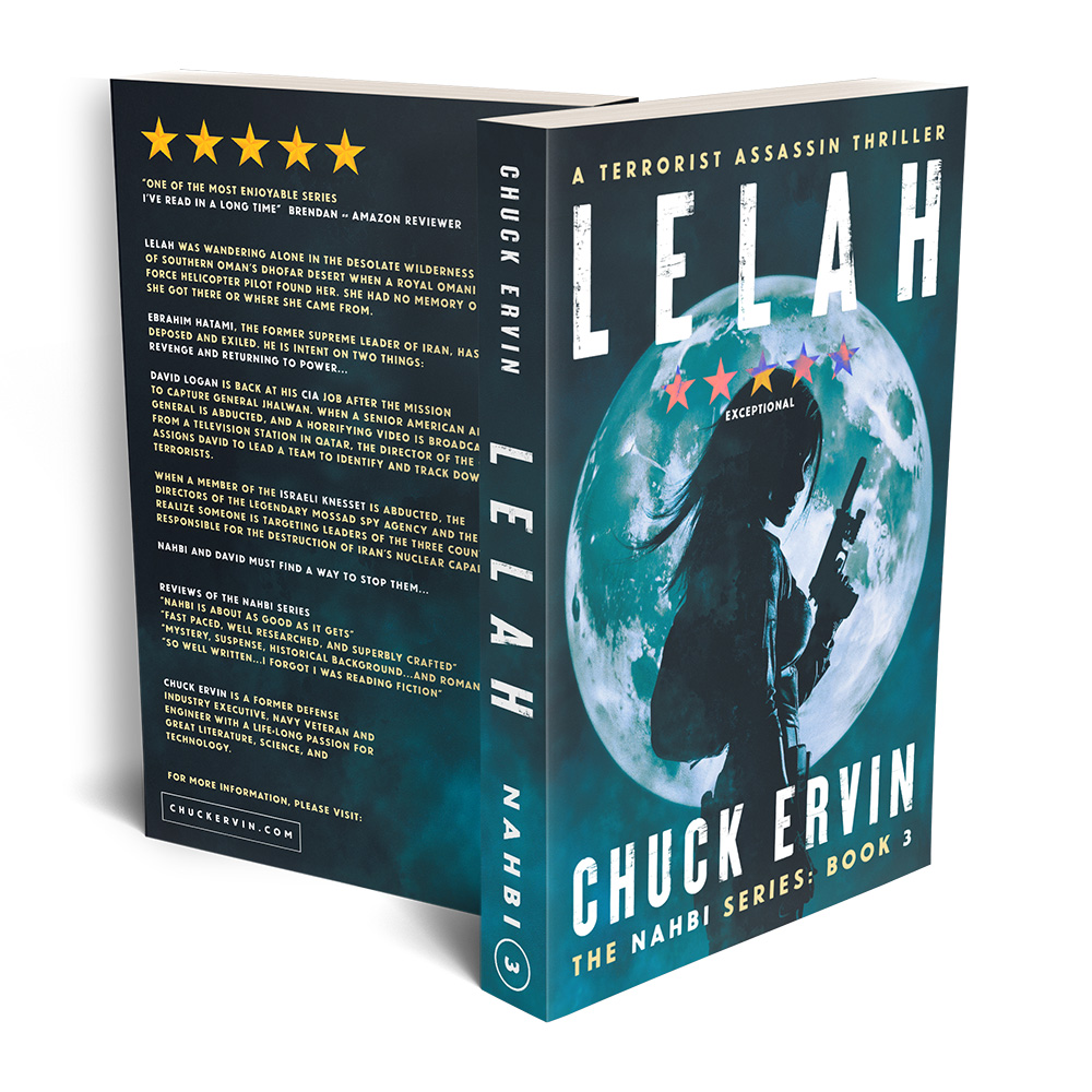 'NAHBI' is a cross-genre military thriller series. The author is Chuck Ervin. All the books are available in paperback, for Kindle® and as Audible audiobooks. Discover more at chuckervin.com