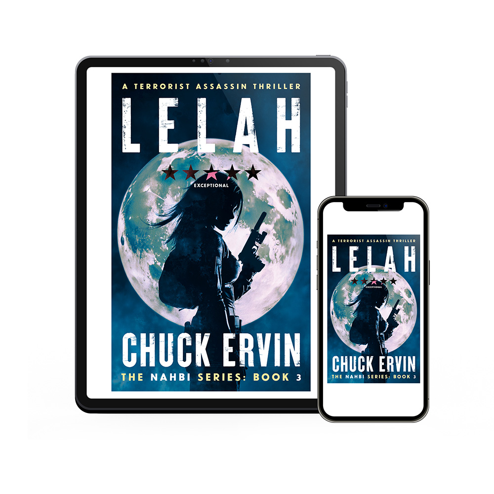 'NAHBI' is a cross-genre military thriller series. The author is Chuck Ervin. All the books are available in paperback, for Kindle® and as Audible audiobooks. Discover more at chuckervin.com