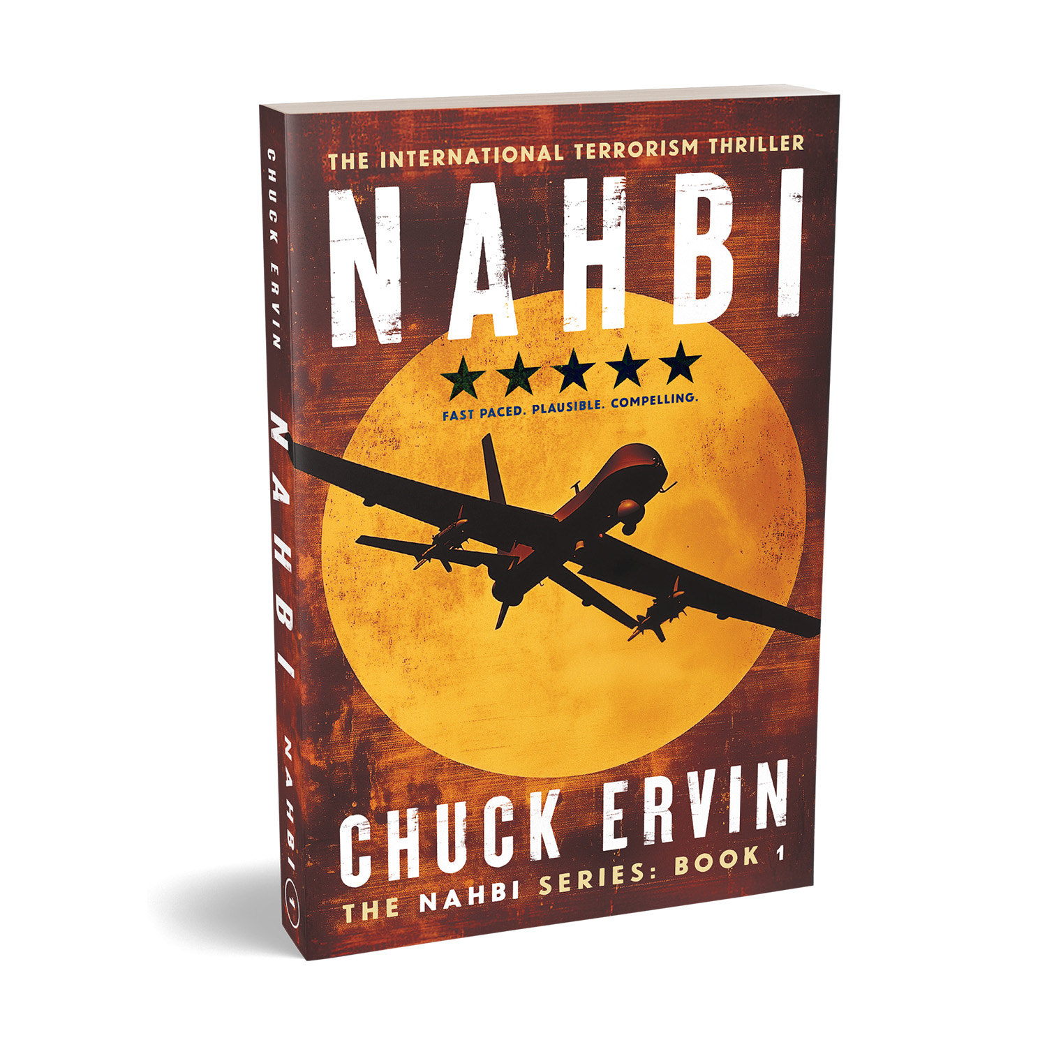 'NAHBI' is a cross-genre military thriller series. The author is Chuck Ervin. All the books are available in paperback, for Kindle® and as Audible audiobooks. Discover more at chuckervin.com