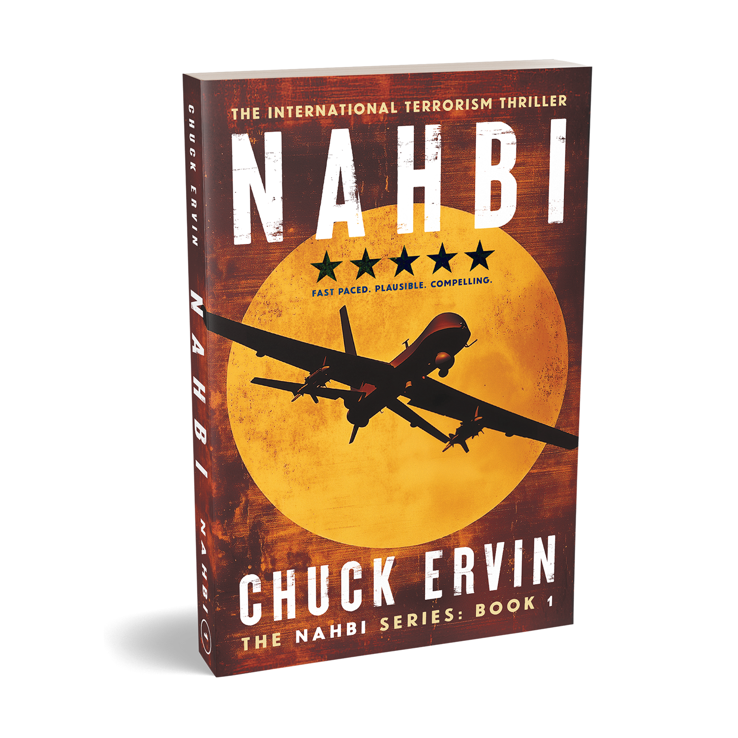'NAHBI' is a cross-genre military thriller series. The author is Chuck Ervin. All the books are available in paperback, for Kindle® and as Audible audiobooks. Discover more at chuckervin.com